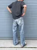 Men's Jeans Pants Oversized Streetwear Straight Casual Men And Women Denim Trousers