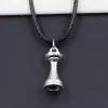 Colliers Nouveaux cordons en cuir noir Checks King Queen Rook Knight Bishop Pawn Pawn Charm Diy Collier Tibetan Pendant Dropshipping