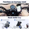 Cell Phone Mounts Holders Joyroom Bike Phone Holder 360 View Universal Bicycle Phone Holder for 4.7-7 inch Mobile Phone Stand Shockproof Bracket GPS Clip Y240423
