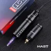 Pièces de mât Flip Longueurs de course réglable Marie de trait de maquillette Hine Pen rechargeable permanente avec un mini ensemble d'alimentation sans fil