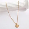 Pendant Necklaces A-Z 26 Initials Name Heart Letter Alphabets Necklace For Women 2024 Female Choker Chains Jewelry Trendy Gifts