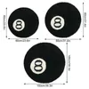 Carpet Simulation Billiards 8 Ball Rug Kids Bedroom Retro Black No. 8 Carpet Drop Round Tufting Soft Chair Pad Anti-slip Bath Floor Mat T240422