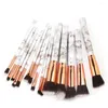 Makeup Brushes Brush Tool Set Concealer Multifunktionell 15st Eyeshadow Soft Fluffy for Cosmetics Foundation