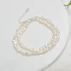 Ashiqi Natural 5-6mm Baroque Pearl Choker 목걸이 925 Silver Clasp Jewelry for Women 240412
