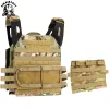 Taschen Taktische QD Front Molle Pouch Panel Abnehmbare Klappe JPC AVs Weste System Komponente Jagd Airsoft Paintball Accessoires Nylon