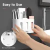 Heads Toothbrush Holders for Bathrooms , Tooth Brushing Holder Bathroom Organizer Countertop, Electric Tooth Brush Holder with 5 Slots
