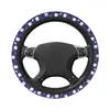Coperchio del volante di sterzo Copertura per auto denti da 38 cm universale carino kawaii con accessori per interni in auto