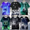 Dessier T -Shirts Hollow Knight 3D Print Hemd Jungen Mädchen Kinder Kinder Runde Halshülle Kurz gesagt