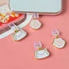 Cell Phone Anti-Dust Gadgets Cute Dust Plug Charm Kawaii Cat Paw Charge Port Plug For iPhone Phone Anti Dust Cap 3.5MM Jack Type C Dust Protection Stopper Y240423