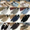 Chaussures féminines masculines Locs de piano chaussures plate basse suède vache en cuir oxfords mocassins promenade confort mobile slip de mobilisation