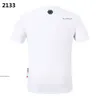 Designer Plein-bran Short Sleeve Men's T-shirts Fashion Men Fitness Casual Slim Tops PP Men's Skulls Print Cotton Streetwear Plein T-shirt Philipe Plein 254