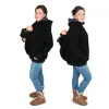 Jurken verdikte zwangerschap wol babykleding zwangerschap hoodies babydrager jas kangoeroe bovenkleding hoodies meerdere kleuren beschikbaar