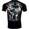 Gamepads vszap herrar muay thai t shirt sport löpning t -shirt herrar gym fiess mma träning skjortor torr passform sportkläder boxning snabb torr