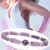 Strands Amethyst Bodypurify Slimming Bracelet Natural Amethyst Bead Energy Bracelets for Women Used To Relieve Fatigue Lose Weight Gift