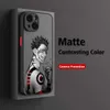 BURMI CELLAGLIO DI CELLA JUJUTSU Kaisen Goj Satoru Sukuna Custodia per telefono per iPhone 15 14 13 12 11 Pro Max xr XSmax 7 8 più copertina posteriore trasparente Matte Y240423