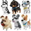 Toys Micro Dog Cat Husky Animal Bricks MOC Diamond Pet Model Bouwstenen Leuke speelgoed Hobby's voor jonge kinderen Verjaardag Xmas Gifts