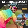 إكسسوارات نظارات ركوب الدراجات Kapvoe MTB ركوب النظارات الشمسية UV400 صيد الأسماك