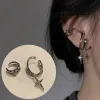 Kolczyki osobowości kolczyki klipsowe dla kobiet moda prosta chrząstka bez przebijającego ucha mankietów regulowany prezent biżuterii
