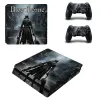 Naklejki Game Bloodborne Nalek Ps4 Slim Skin Sticker for Sony PlayStation 4 i 2 kontrolery PS4 Slim Skin Sticker Winyl