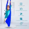 Children Hamac Lit élastique à l'intérieur Swing extérieur Swing Hammock Yoga Fitness Tool avec bretelles d'extension Carabiners 240419