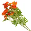 Decorative Flowers 2 Pcs Artificial Chrysanthemum Artifical Plants Adornments Silk Bouquet Decoration Simulation Bride