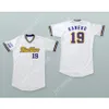 Custom Chihiro Kaneko 19 ORIX Bluewave Baseball Jersey Elke naamnummer Top gestikt S-6XL