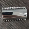 Blades Dscosmetic chrome color open comb double edge safety razor head for shaving razor