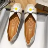 Casual Shoes Leather Slip On For Women Korean Fashion Square Toe Loafers Harajuku Barefoot Zapatos Mujer