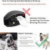 Collari ad addestramento per cani colletto telecomando Shock elettrico Antibarco automatico Collar con 3 modalità di addestra