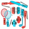 Akcesoria 10 w 1 dla Nintendo Switch Game Akcesoria sportowe z rakiem golfowym rakiet tenisowy