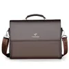 Briefcases Men Husband Designer Work Business Tote Handbag Shoulder Lawyer Square A4 Side High Quality PU Leather Bag Male 240418