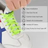Schuhteile Magnetische Lockschnüre Elastizität ohne Krawatte Schnürsenkel Sneakers Shoelace Kinder Erwachsene Gummi -Band One Size Passt zu allen Schuhen