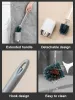 Holders WORTHBUY Toilet Brush Cleaner Brush Wall Floor Bathtubs And Accessories Cleaning Tools Cleanliness Bathroom Accessories