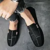 Casual Men Shoes Slip on Formal Loafers Moccasins Black Male Driving Flat Breathable Tenis Masculino Zapatillas Hombre 240410