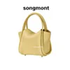 Songmont Bag Bucket Luna Designer Underarm Hobo Shoulder Luxury Large Totes Half Moon Leather Purse Mini Clutch Shopping Basket CrossBody Song Handbag fashion