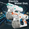 Toys de pistolet à eau d'été Toys en plein air Party Automatic Electric Toys Gun Gun Piscine Fighting Water Toys for Kids Adult 240420