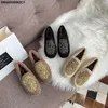 Casual schoenen Fur Woman Flats Loafers Women Casuales glijden aan voor Barefoot Winter Office 2024 Crystal Zapatillas