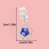 Cell Phone Anti-Dust Gadgets Mobile phone dust plug inlaid with diamond gemstone flower fashionable and beautiful alloy pendant jewelry dust plug Y240423