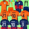 Holanda Jerseys Club Set Full Set Memphis European Holland 2024 Euro Cup 2025 Camisa de futebol da equipe nacional holandesa Memphis Xavi Gakpo Men Kit Kit 24 25 25