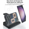 Chargers For Samsung Galaxy Z Fold 5 4 3 S23 Ultra S22 Note 20 10 Plus Galaxy Watch 5 4 Wireless Charger Holder Desk Stand Fast Charging