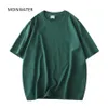 Moinwater Women Khaki Solid T Shirts vrouwelijk 100% katoenen T -dame dame korte mouw t -shirt tops voor zomer MT21025 240422