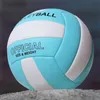 Standard Size 5 Volleyball PVC Wear-resistant Explosion Proof Training Game Ball High Bouncy Machine Seam Beach Volleyball 240422