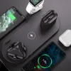 Chargers Wireless Charger 6 in 1 Qi Fast Charging Station per iPhone 13 12 Pro Max Apple Iwatch SE 6 5 4 3 2 AirPods Pro Samsung Galaxy Galaxy