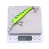 Accessoires 10pc Minnow Fischerei Köder Laser Hartkünstliche Köder 3d Augen 12,5 cm 11g Fischerei Wobbler Hechtkarpfen Köder Crankbaits Angel Tackle