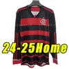 manches longues2024 2025 Jerseys de football Flamengo 24 25 Diego E.Ribeiro Gabriel B. Gabi Pedro Vidal de Arrascaeta Gerson