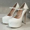 Kleiderschuhe Olomm Ankunft Frauen Frühlingspumpen Mary Janes sexy Stiletto Heels runden Zehen Pink Nacht Club Damen US Plus Size 5-20