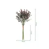 Dekorative Blumen 1 Set künstlicher Eukalyptus Blattzweige 6 37 cm Braut Bouquet Garden Home Weihnachten Hochzeitsdekoration Fälschung