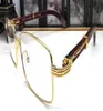 Erkek Vintage Moda Buffalo Boynuzlu Güneş Gözlüğü Full Rimless Clear Lens Bufalo Boynuz Gözlükleri Altın Gümüş Ahşap Çerçeve Erkek Güneş Gözlüğü G4877792