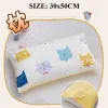 Kudde Twosided Pillow For Spädbarnsbarn Kids Tecknad mönster Kudde pojkar flickor sovande huvud kudde sängkläder set nacke kudde