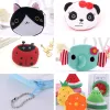 Sac à main 10pcs / lot petit sac de monnaie 10 cm, coton en peluche coton à main pochette